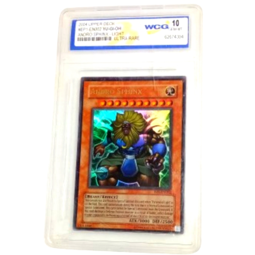 2004 Upper Deck Yu-Gi-Oh ANDRO SPHINX-LIGHT Ultra Rare Graded GEM Mint 10